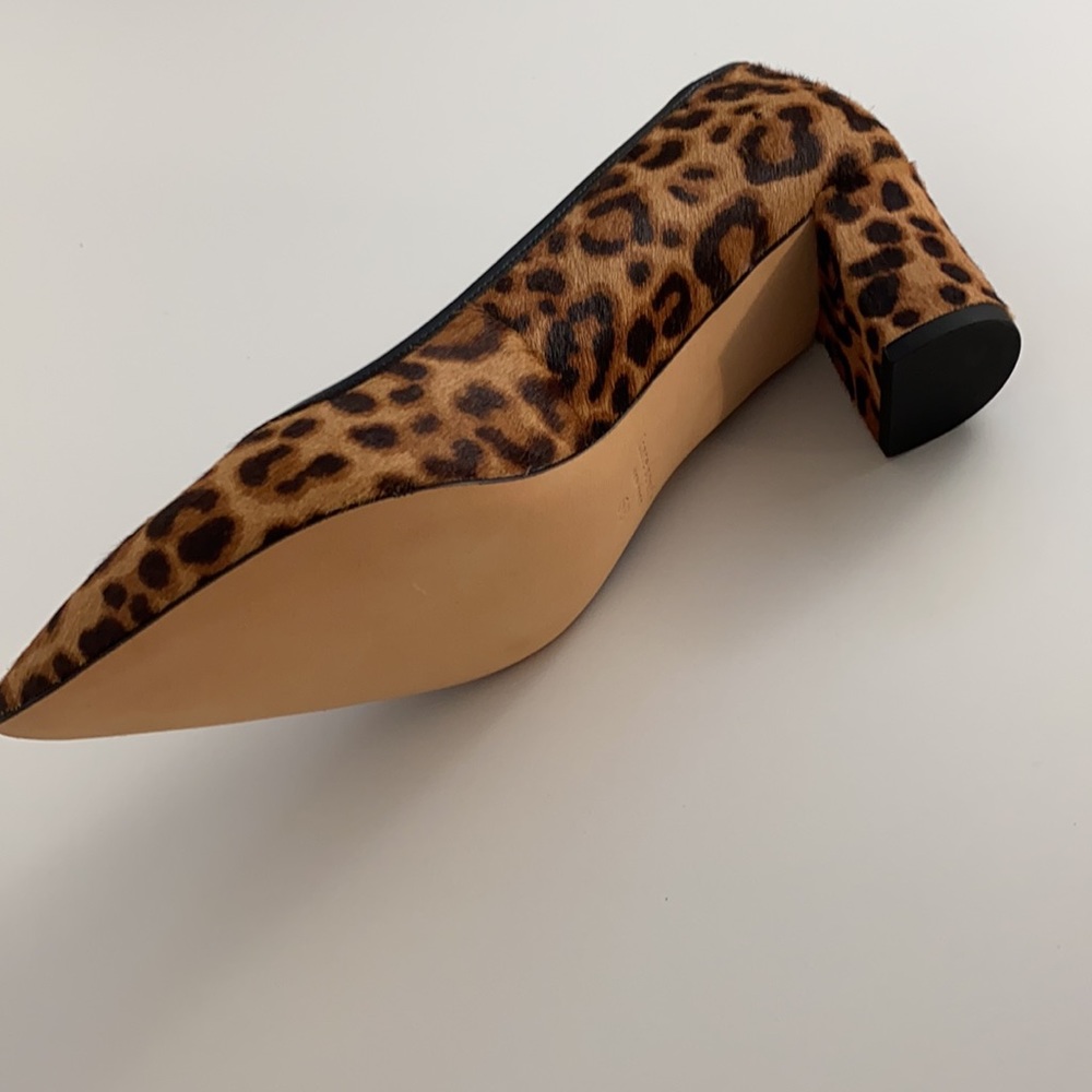 New Kate Spade Menorca Pump Leopard Calf Hair - Picture 5 of 7
